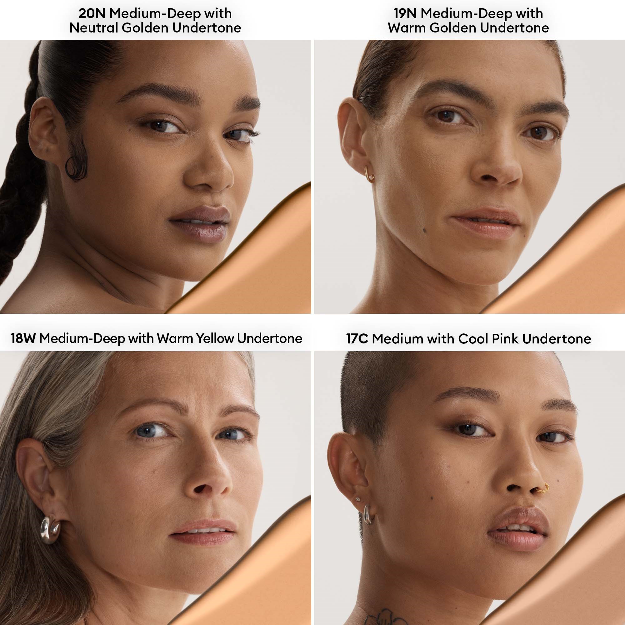 Rose Inc Softlight Skin-Smoothing Liquid Foundation 19N Medium-Deep Ne (obrázok 5)