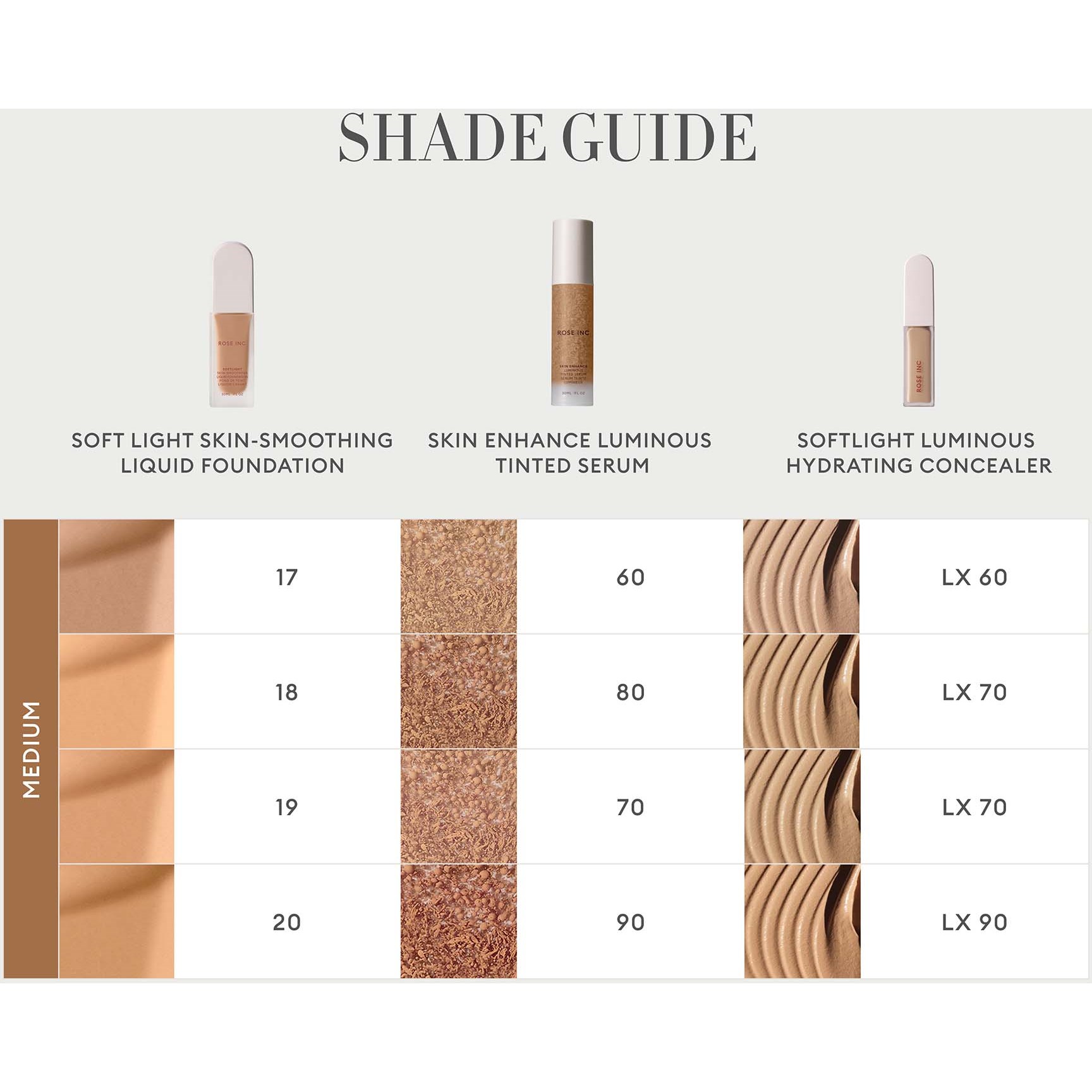 Rose Inc Softlight Skin-Smoothing Liquid Foundation 19N Medium-Deep Ne (obrázok 7)