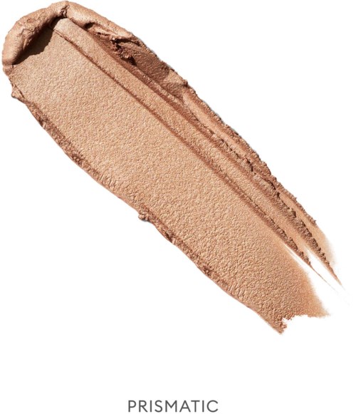 Eine cremige, hellbeige Make-up-Probe mit glatter Oberfläche und unscharfen Kanten.