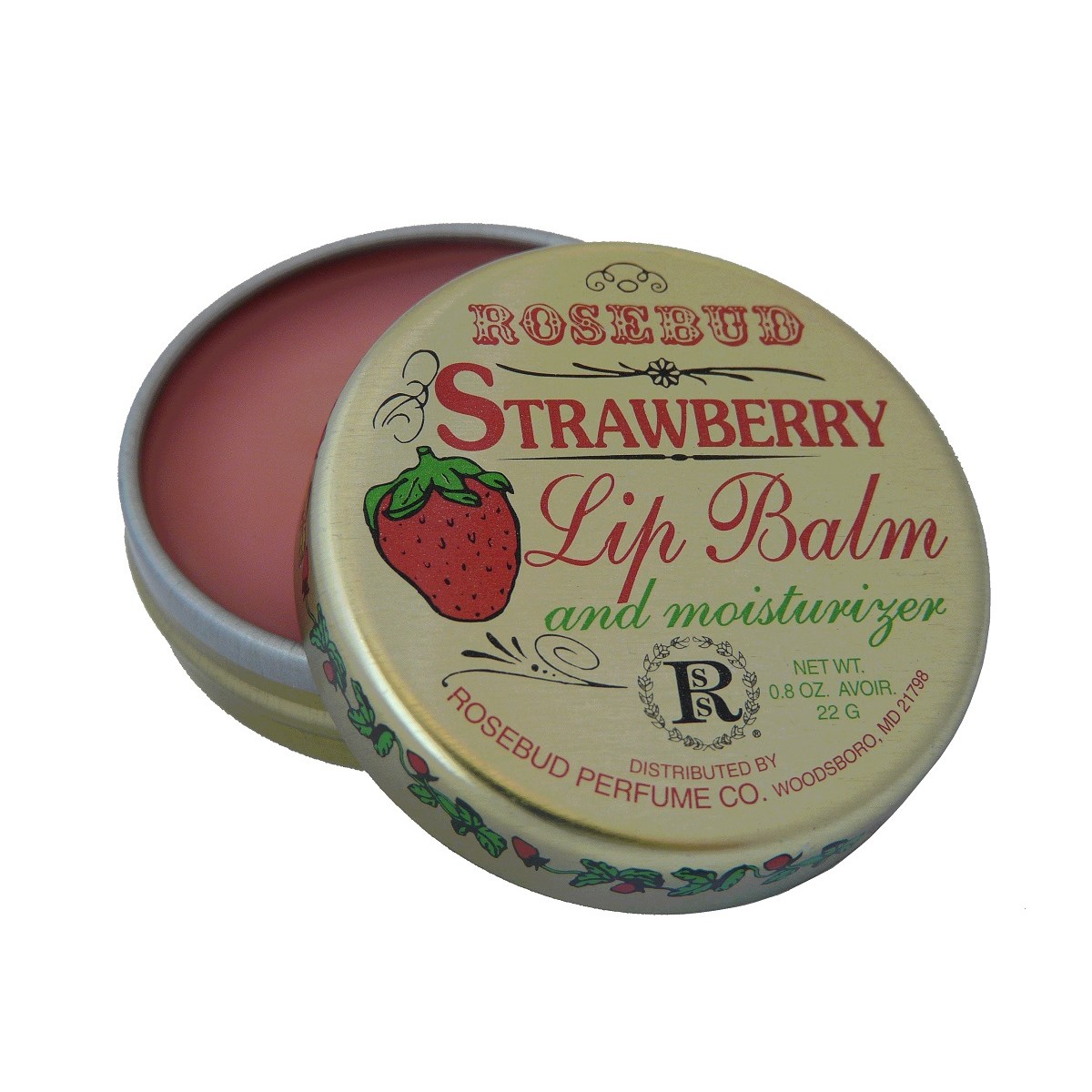 Bilde av Rosebud Perfume Co. Smith's Rosebud Strawberry Boks