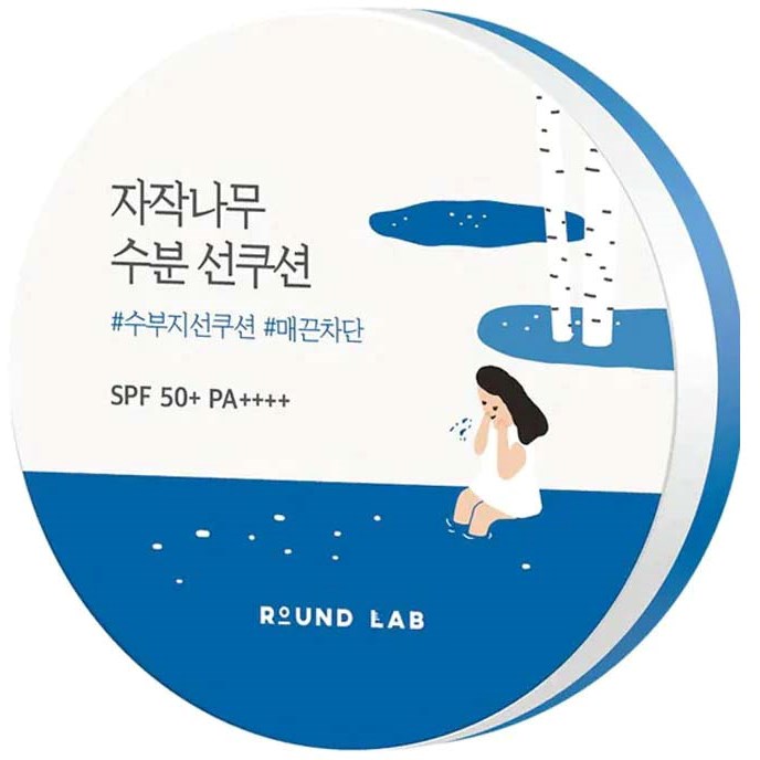 Round Lab Birch Juice Moisturizing Suncushion 15 g billede