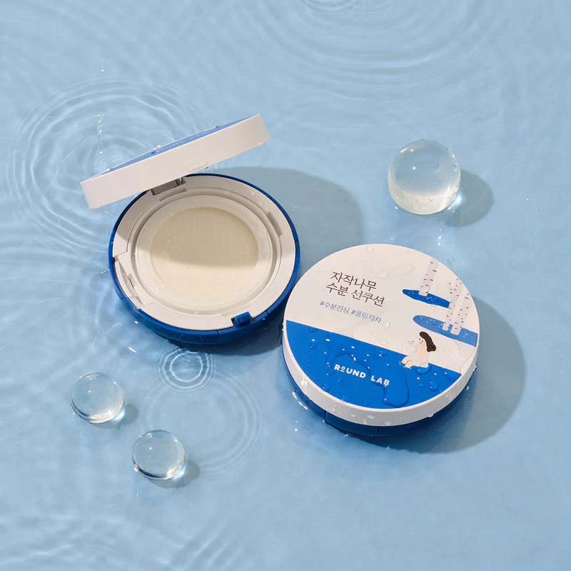 Round Lab Birch Juice Birch Juice Moisturizing Suncushion 15 g - puder (obrázok 5)