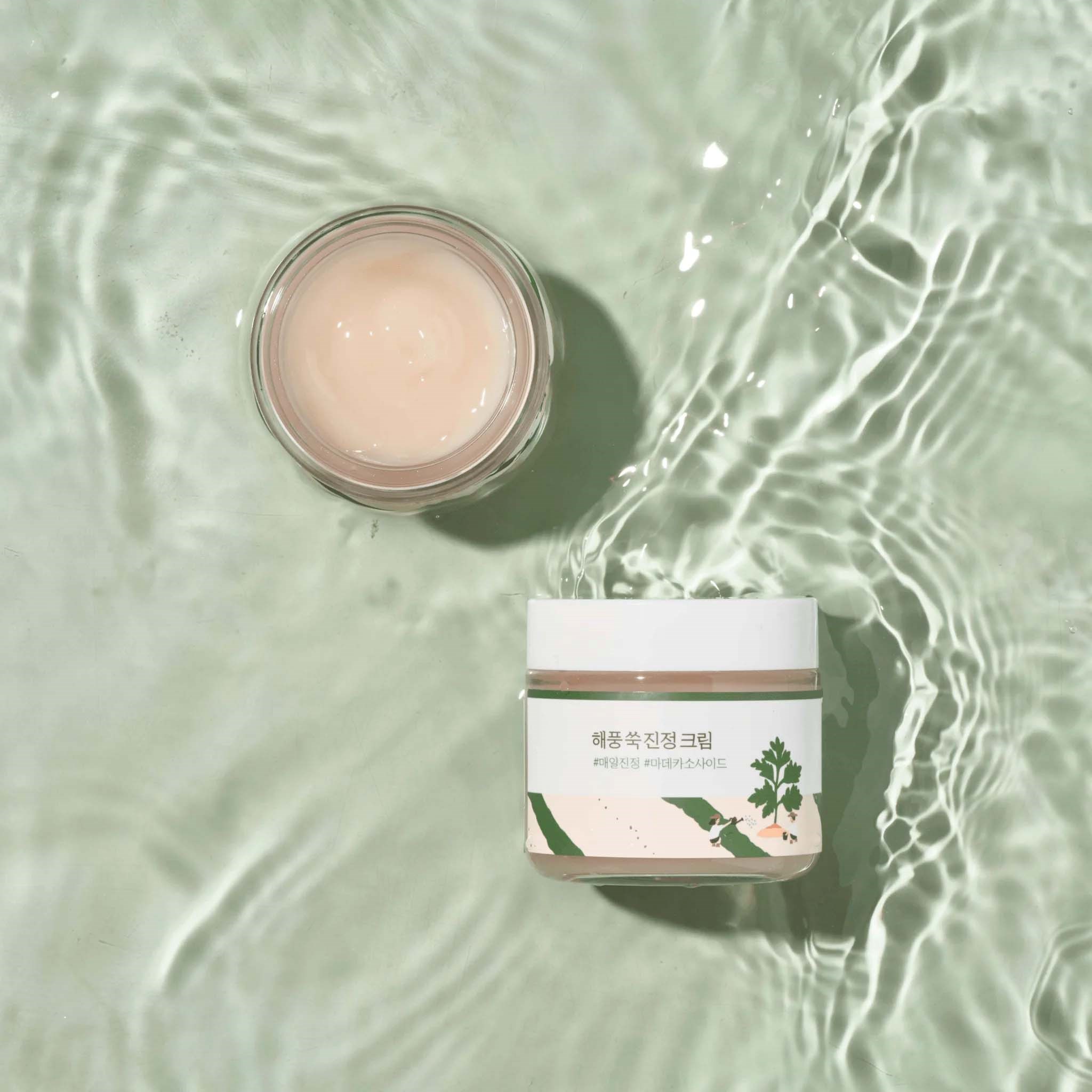 Round Lab Mugwort Mugwort Calming Cream 80 ml - krem do twarzy 80 ml (obrázok 3)