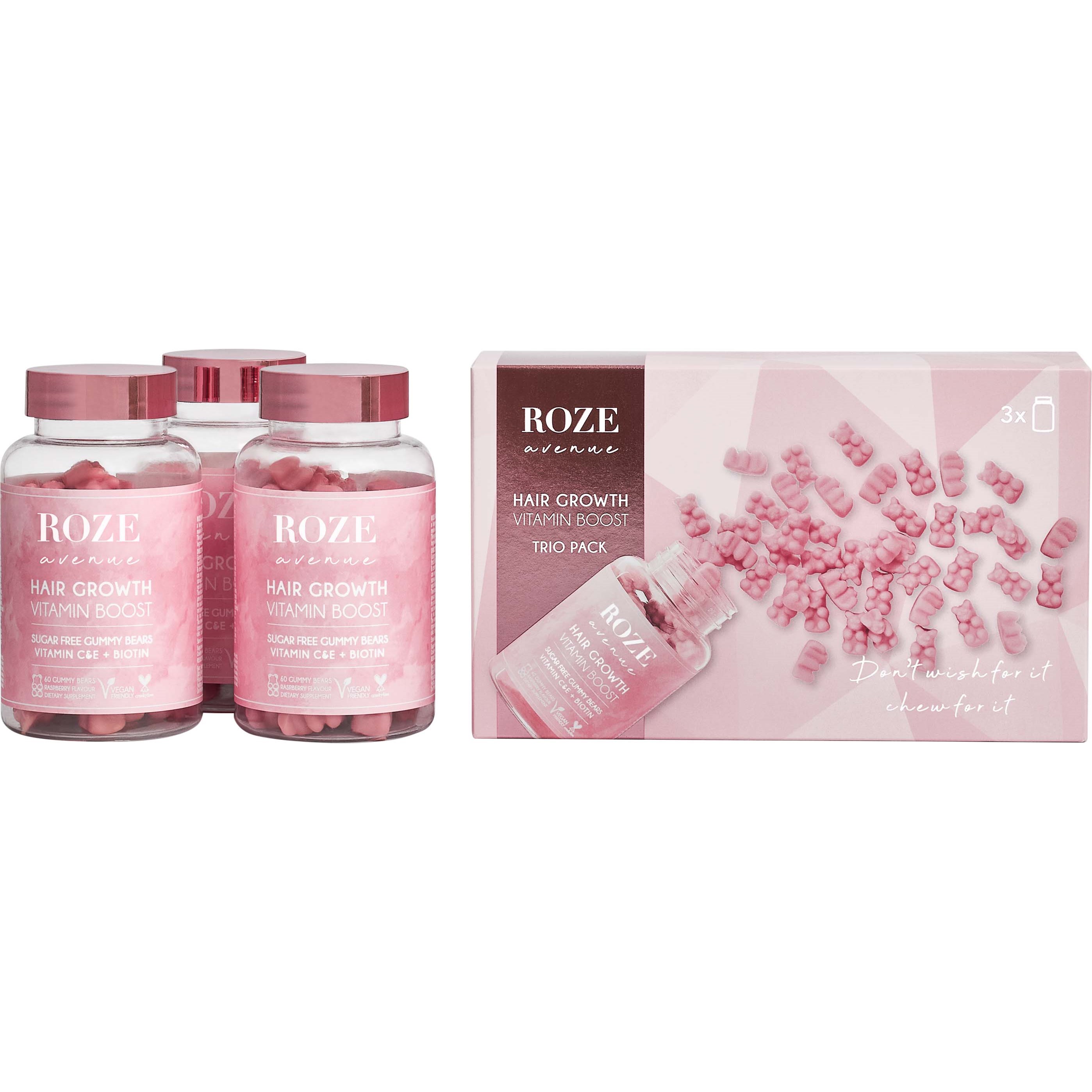 Roze Avenue Hair Growth Vitamin Trio