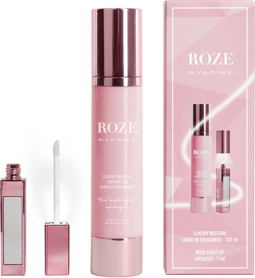 Roze Avenue Leave In & Lipgloss Duo