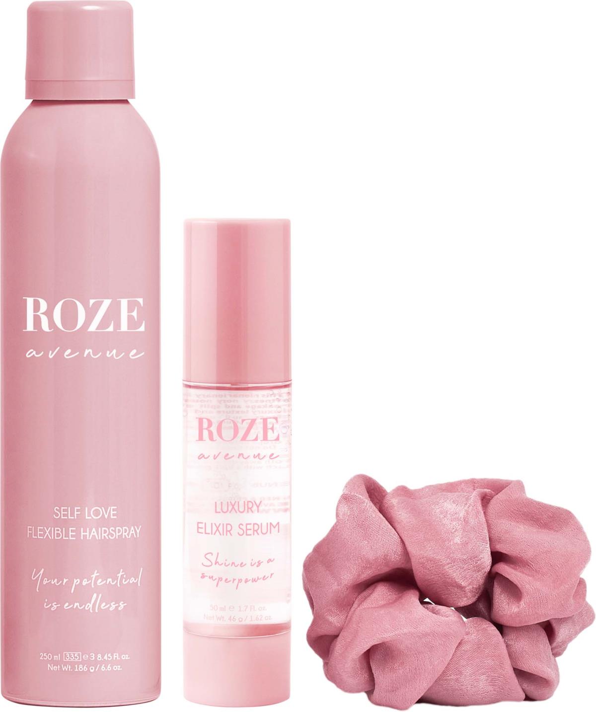 Roze Avenue Styling Trio in Stylish Mesh Bag