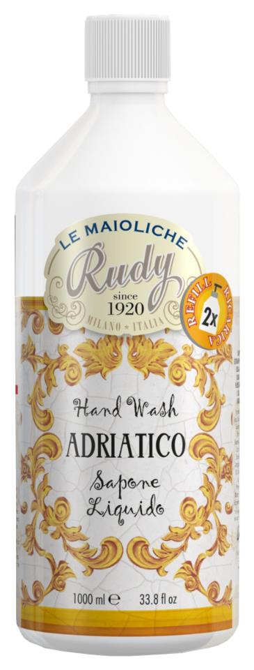 RUDY Le Maioliche Refill Hand Wash Adriatico 1000 ml