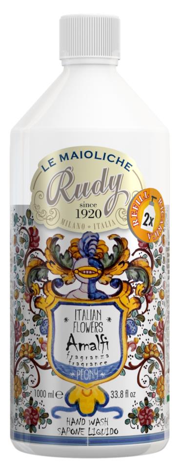 RUDY Le Maioliche Refill Hand Wash Amalfi Peony 1000 ml