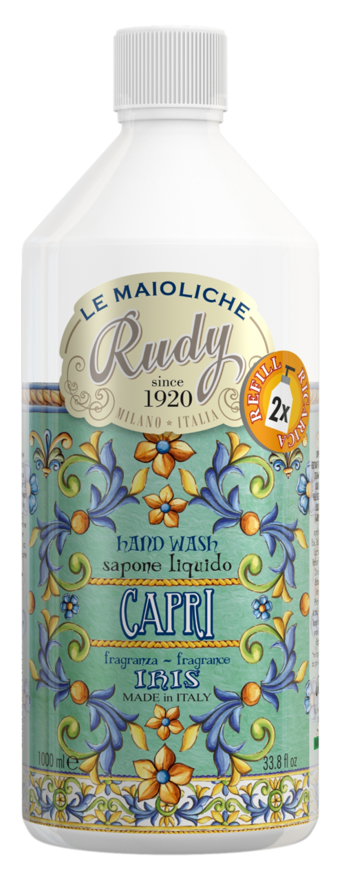 Rudy Iris of Capri Le Maioliche Hand Wash Refill 1000 ml