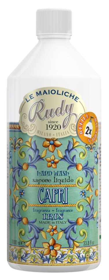 RUDY Le Maioliche Refill Hand Wash Iris of Capri 1000 ml