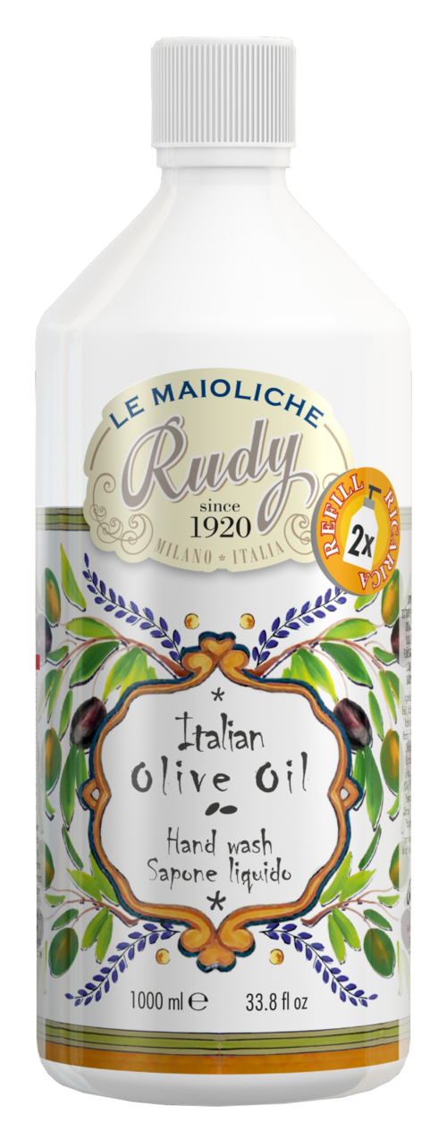 Rudy Italian Olive Oil Le Maioliche Hand Wash Refill 1000 ml