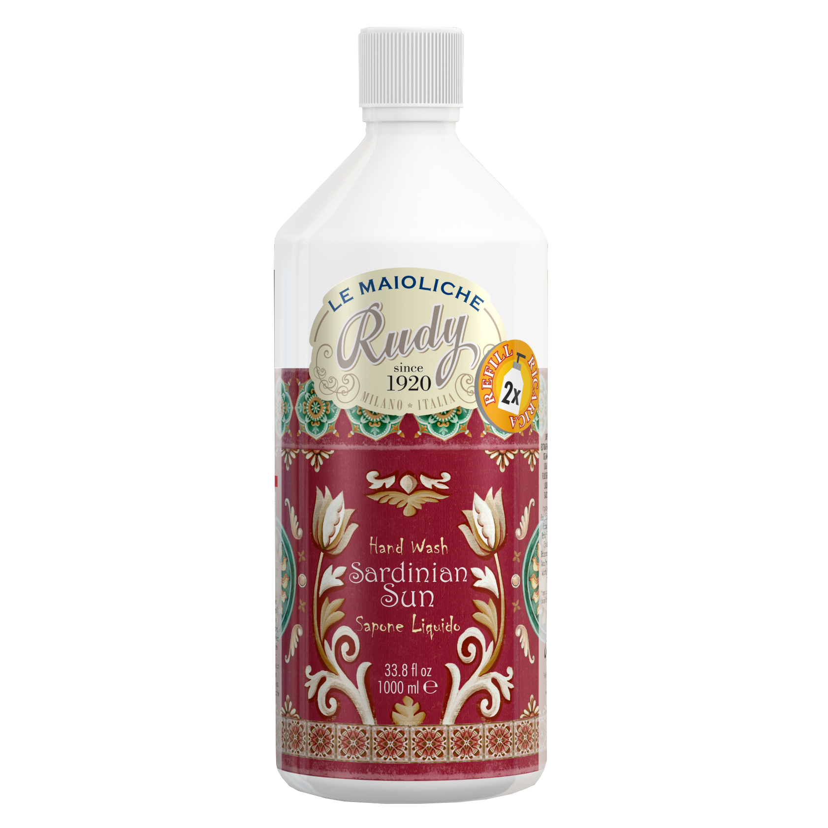 Rudy Sardinian Sun Le Maioliche Hand Wash Refill 1000 ml