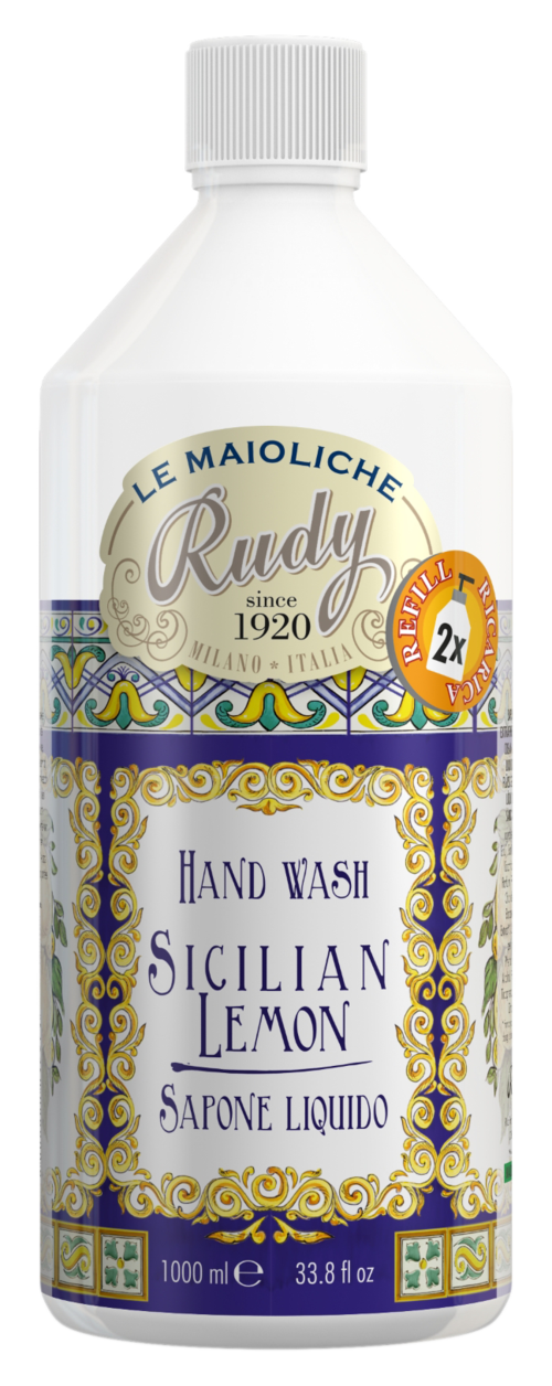 Rudy Sicilian Lemon Le Maioliche Hand Wash Refill 1000 ml