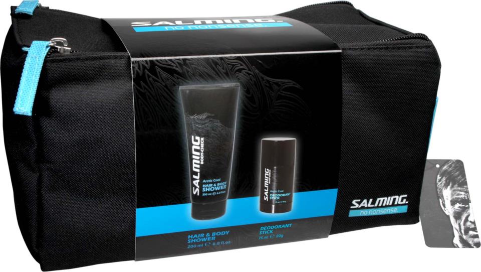 Salming Cosmetic Bag + Hair&Body Shower + Deodorant Stick