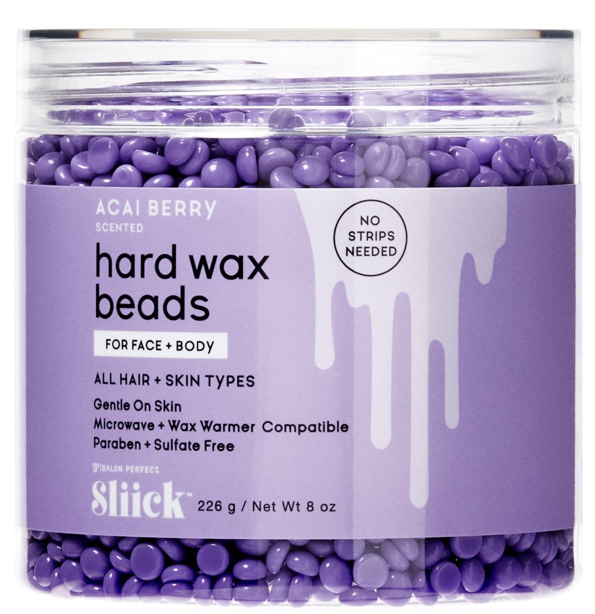 Sliick by Salon Perfect Hard Wax Beads Acai 226 g