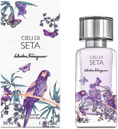 Salvatore Ferragamo クッション 花と鳥 Salvatore Ferragamo クッション 花と鳥