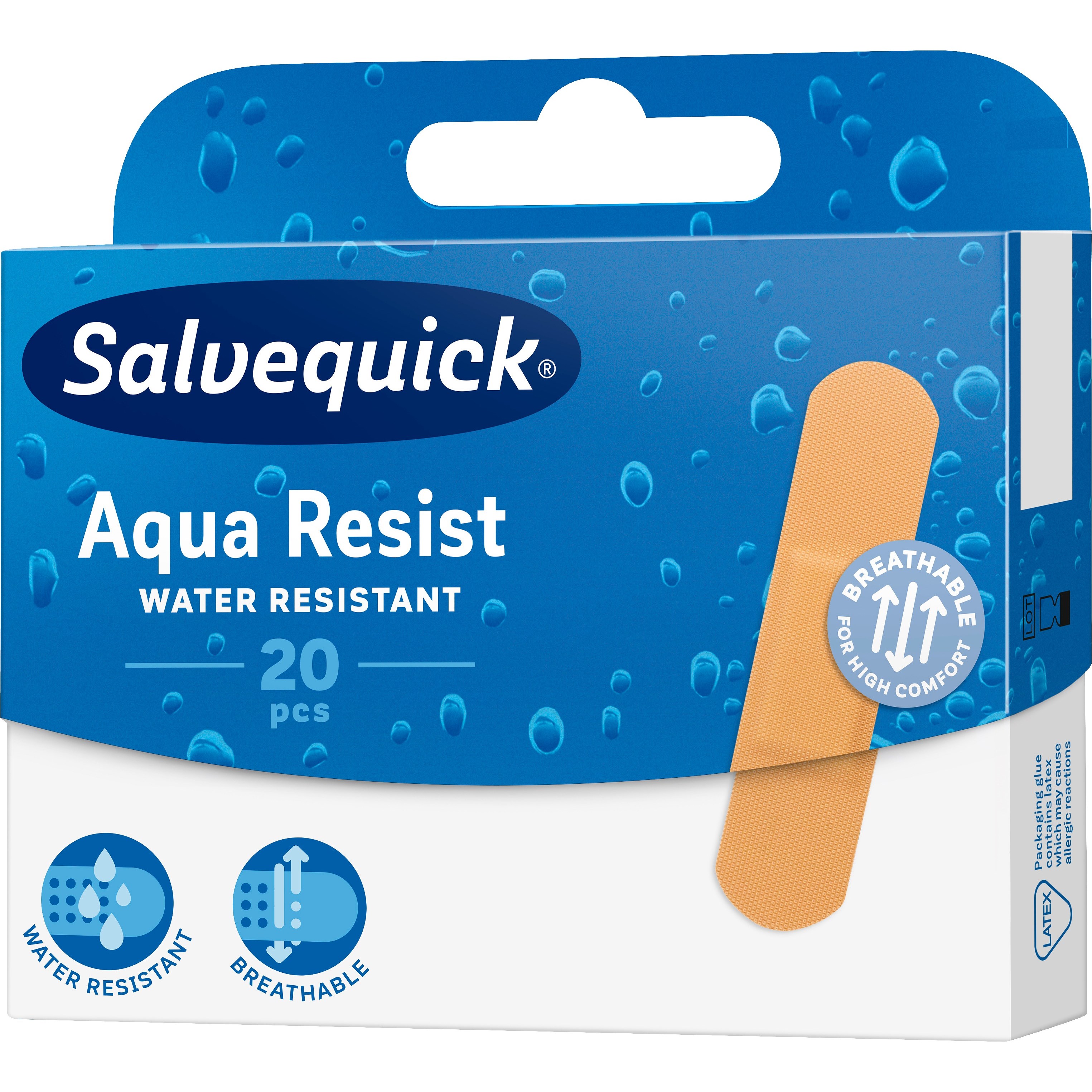 Salvequick Aqua Resist Plaster 20 stk.