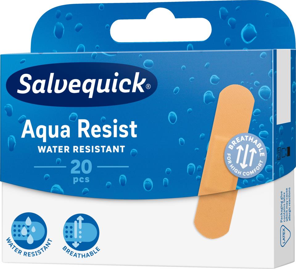 Salvequick Aqua Resist Plaster 20 stk.