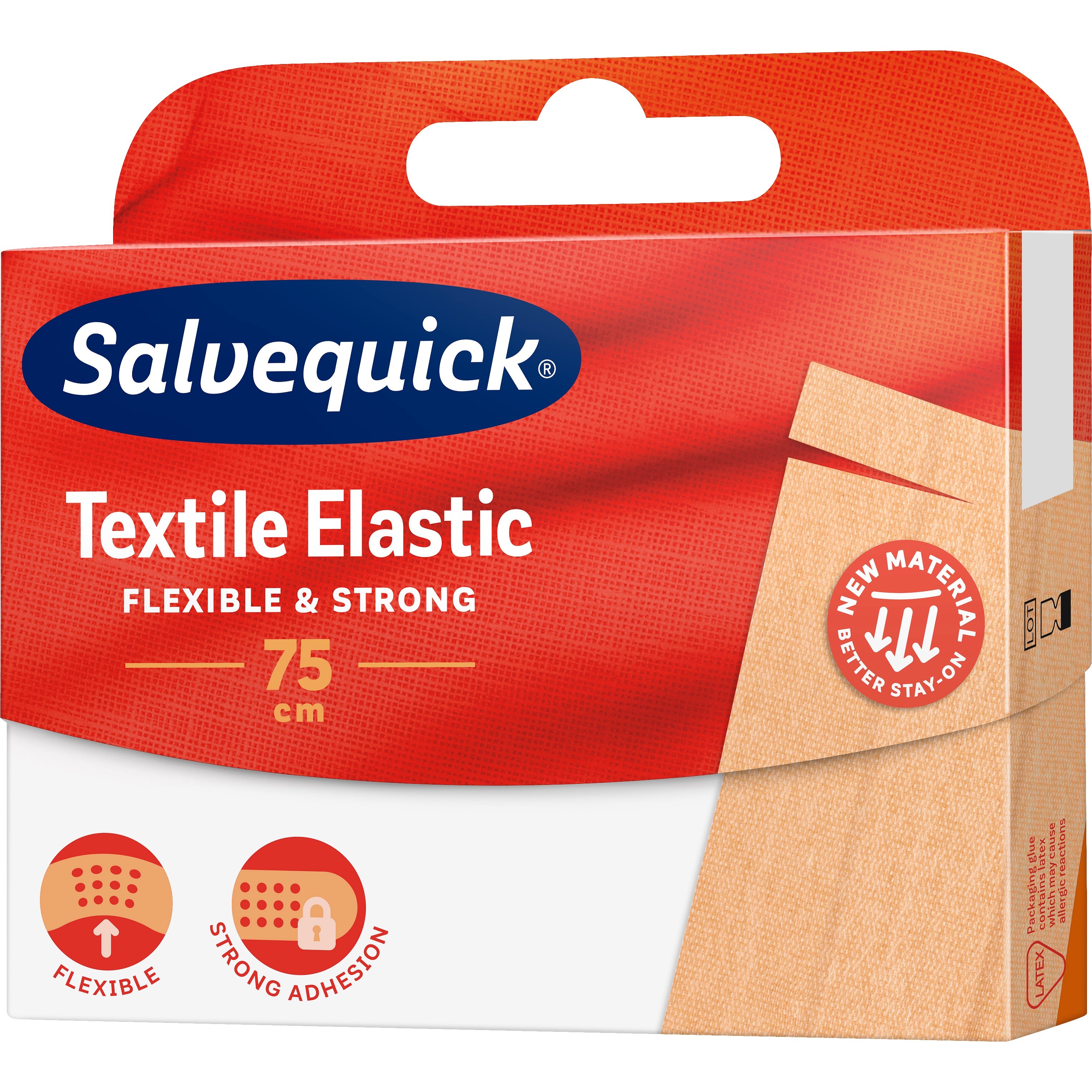 Salvequick Textile Elastic 75 cm billede