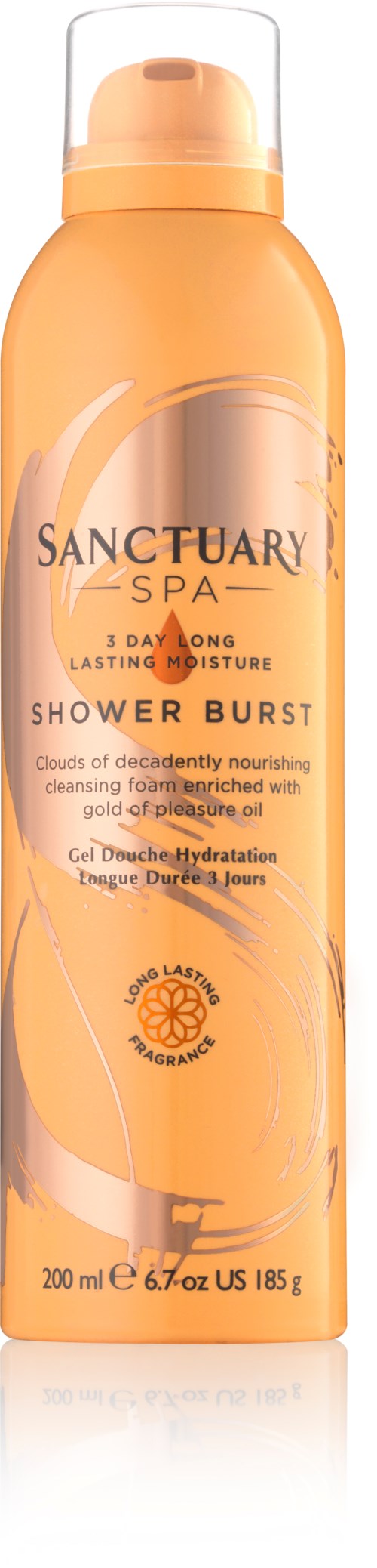 Sanctuary Spa 3 Day Long Lasting Moisture Shower Burst 200 ml