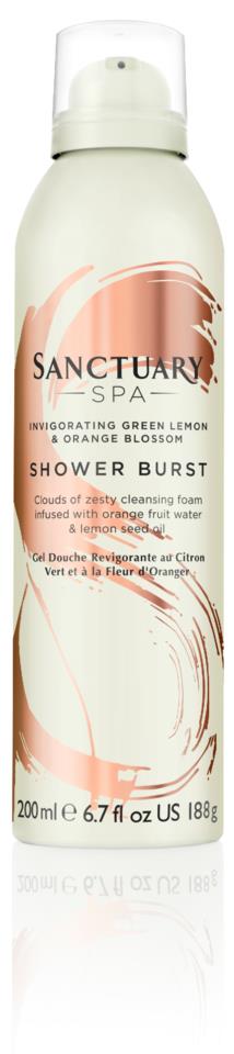 Sanctuary  Invigorating Green Lemon & Orange Blossom Shower Burst 200 ml