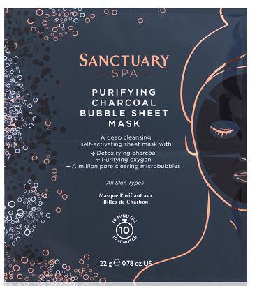 Sanctuary  Purify Charcoal Bubble Mask 22 gr