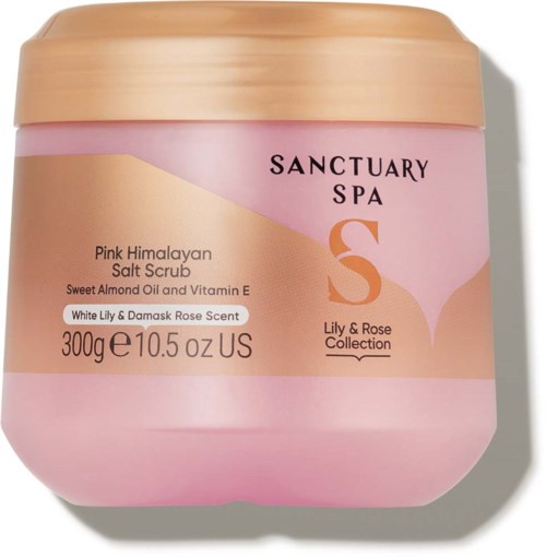 Sanctuary Spa Lily & Rose Pink Himalayan Salt Scrub 300 g
