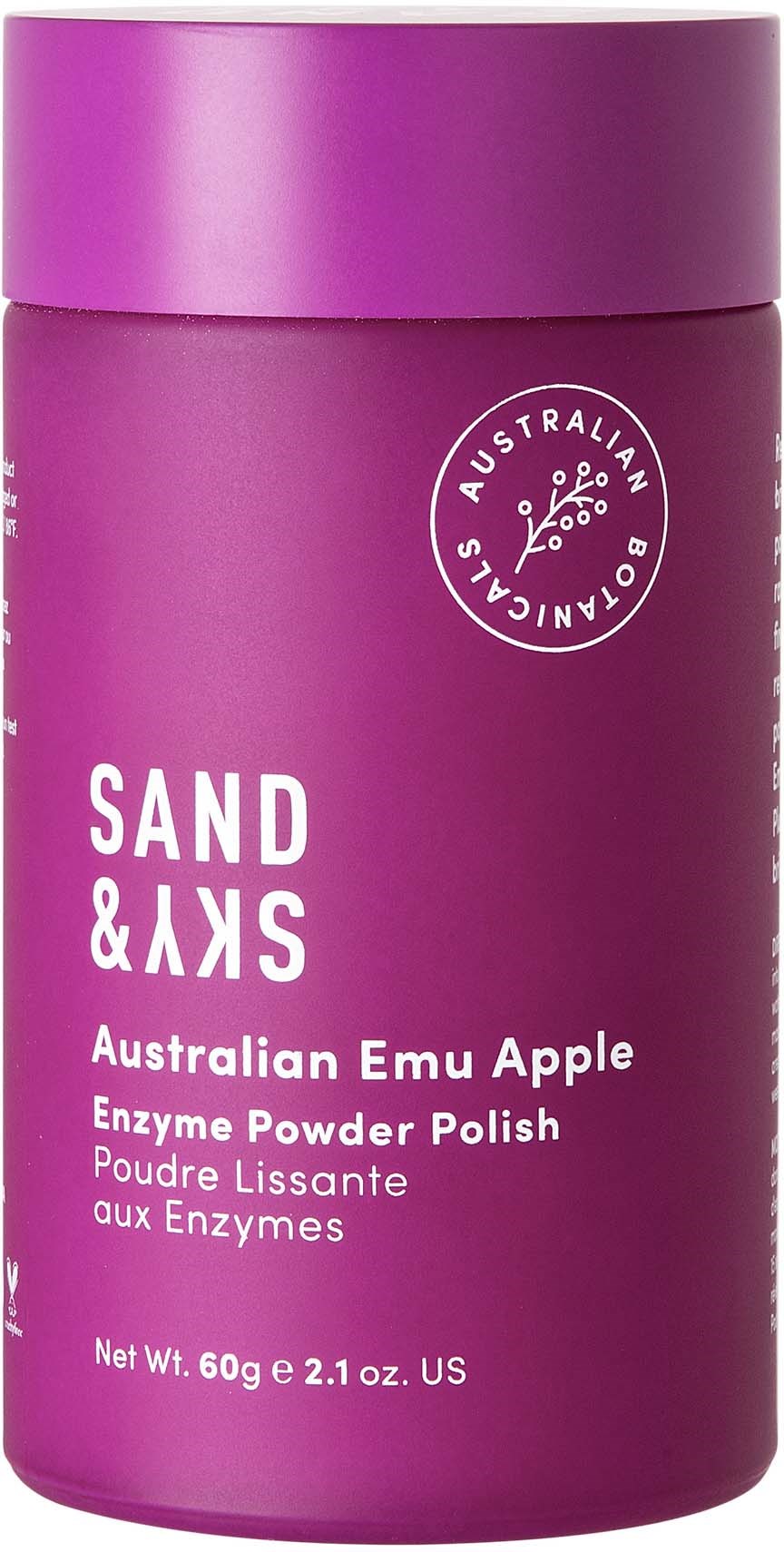 Энзимная пудра-эксфолиант для лица Sand & Sky Australian Glow Berries Enzyme Powder Exfoliator для сияния кожи, 60 г