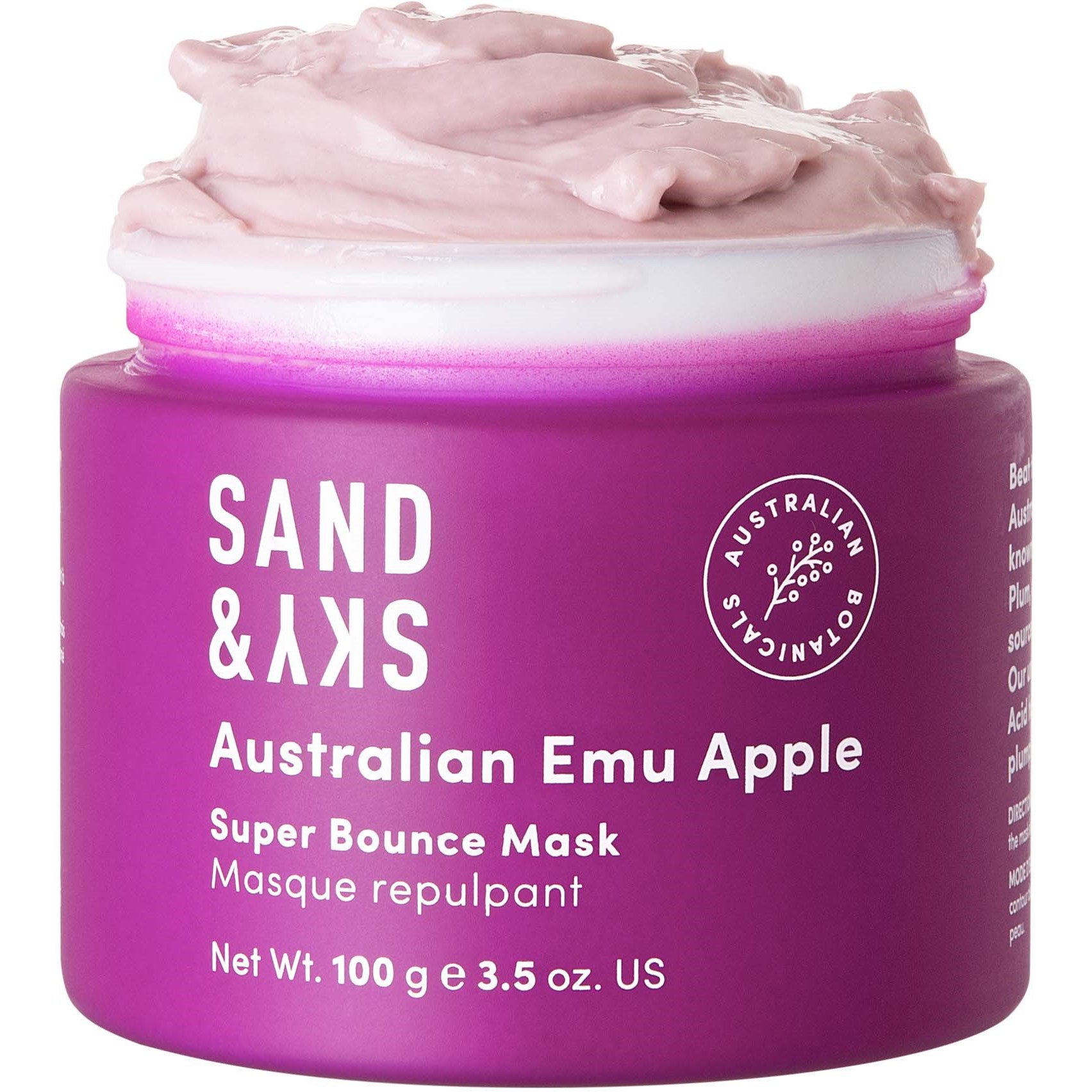 Sand & Sky Australian Emu Apple Super Bounce Mask 100 g (obrázok 10)