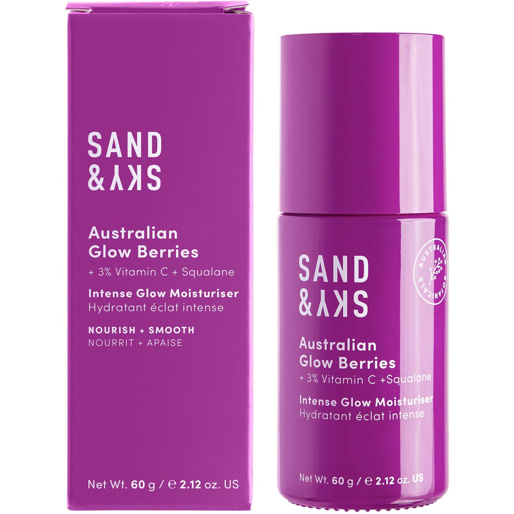 Sand & Sky Australian Emu Apple Intense Glow Moisturiser 60 ml (obrázok 9)