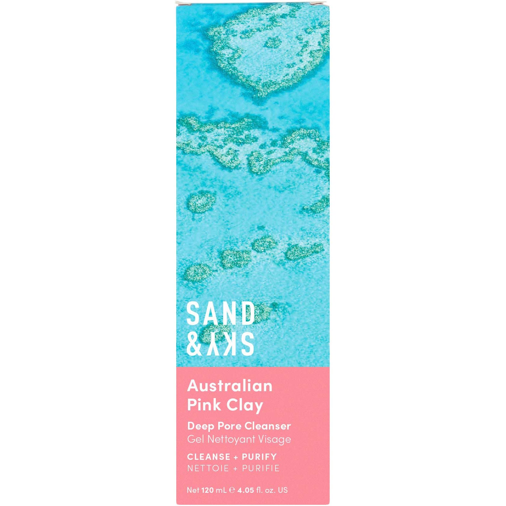Sand & Sky Australian Pink Clay Deep Pore Cleanser 120 ml (obrázok 3)