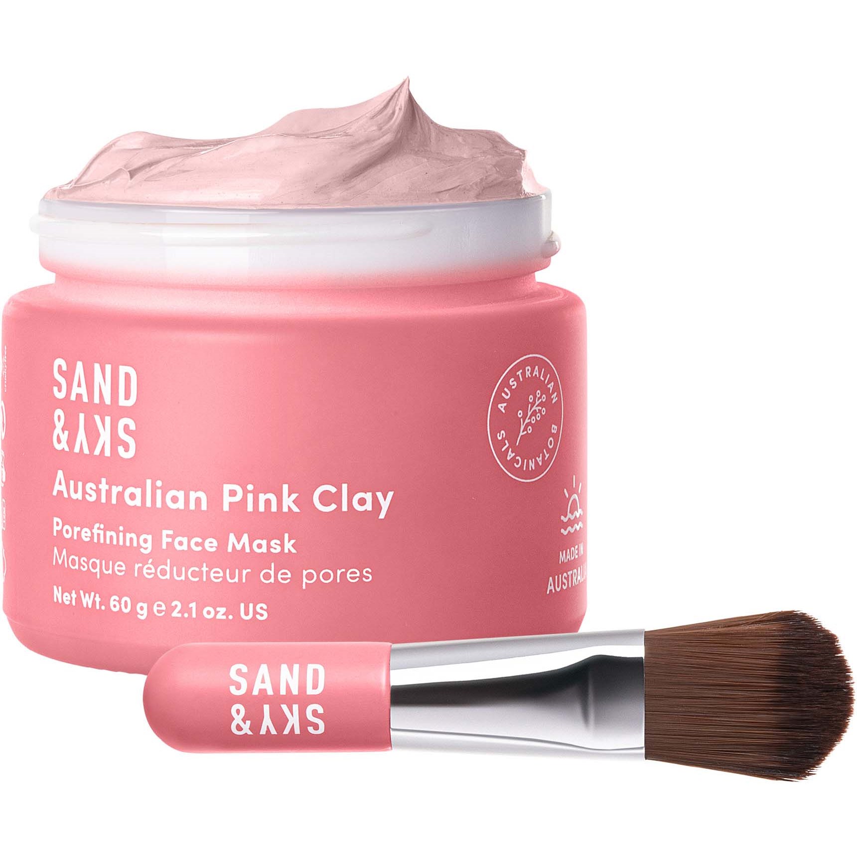Sand & Sky Australian Pink Clay Porefining Face Mask 60 g (obrázok 8)