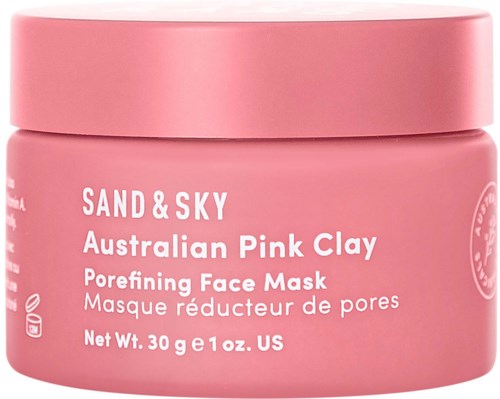 Sand & Sky Australian Pink Clay Porefining Face Mask Travel Size 30 g