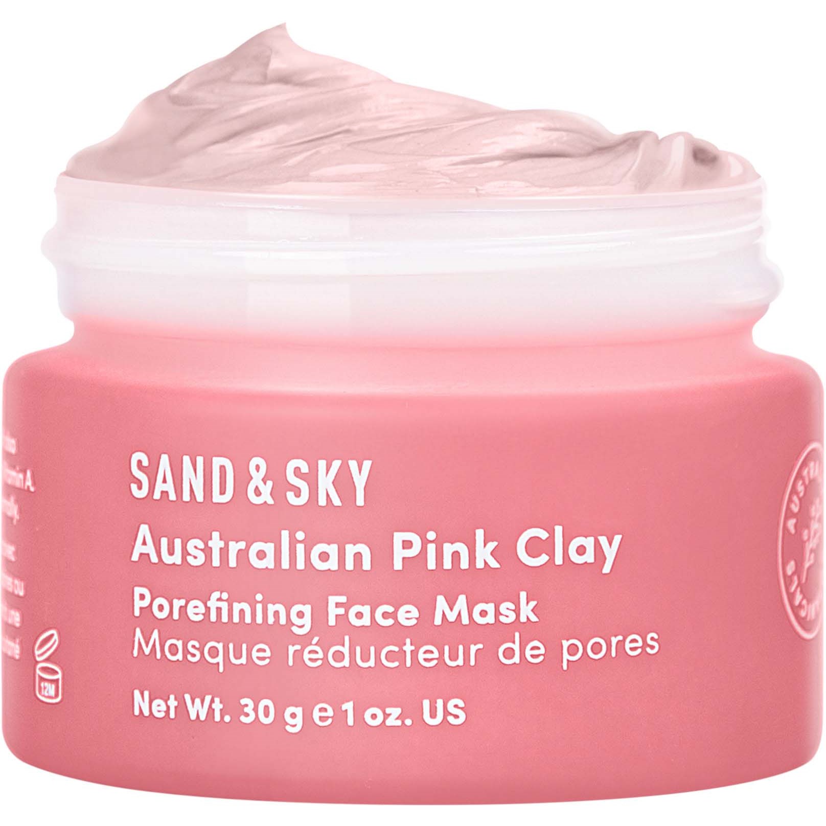 Sand & Sky Australian Pink Clay Porefining Face Mask Travel Size 30 g (obrázok 10)