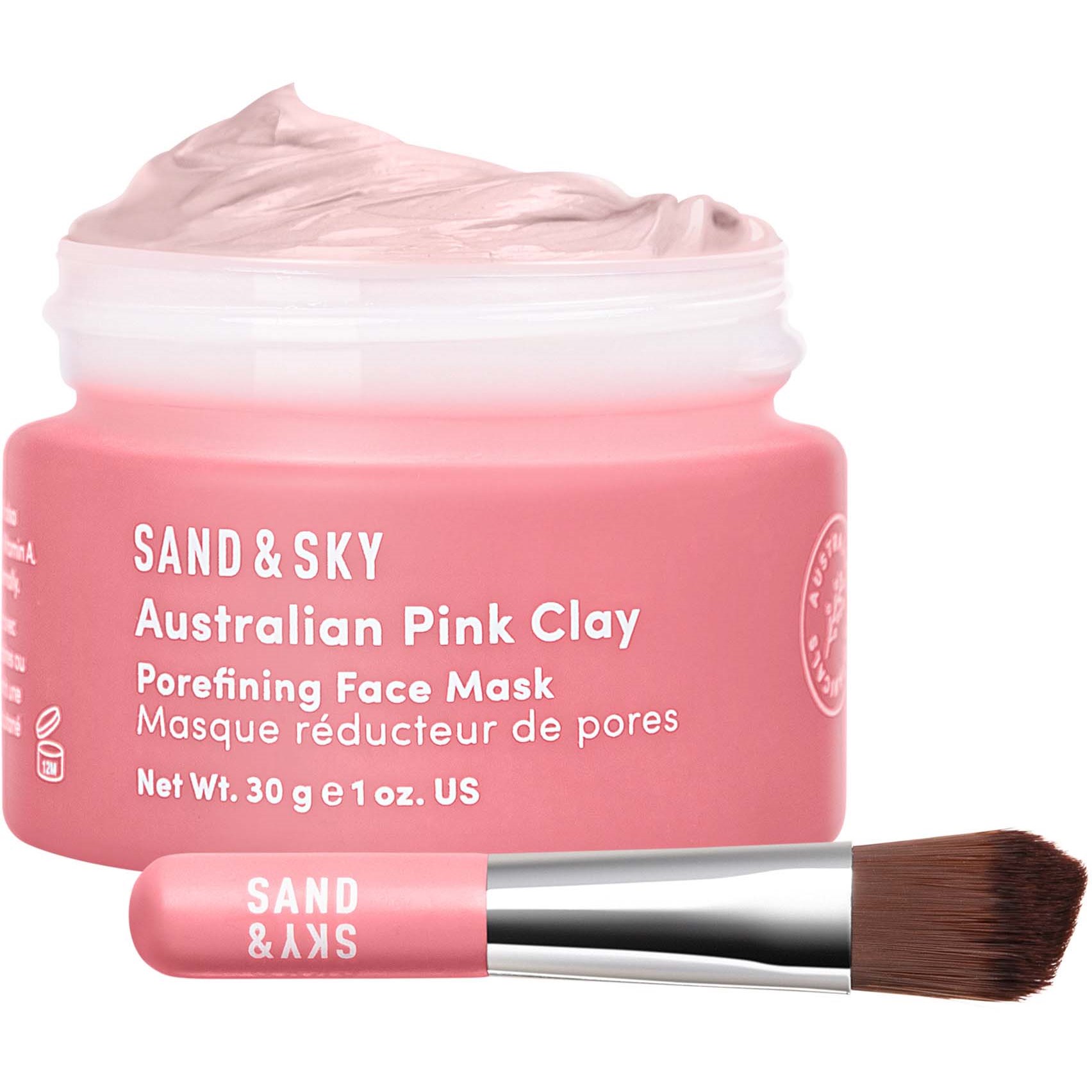 Sand & Sky Australian Pink Clay Porefining Face Mask Travel Size 30 g (obrázok 8)