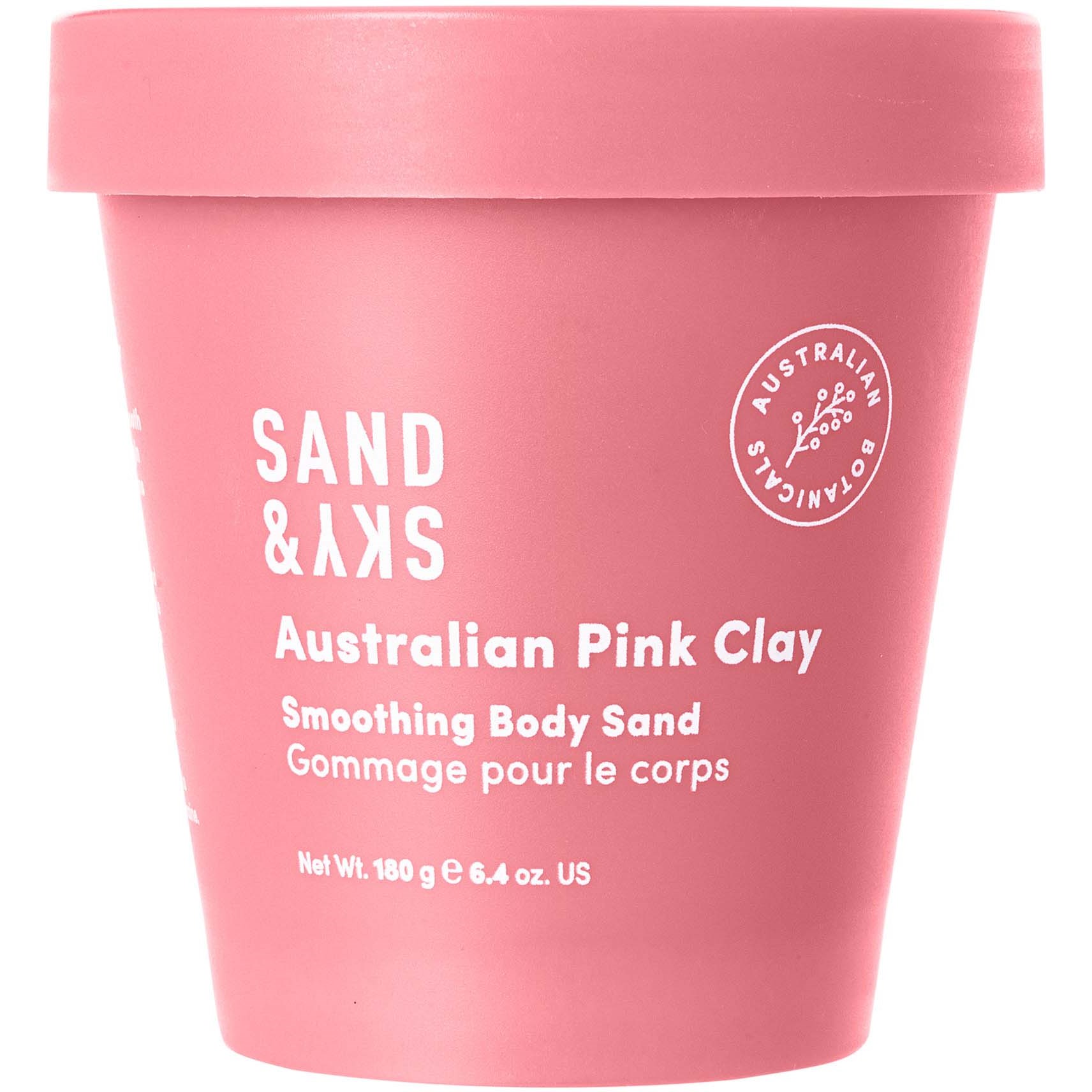 Läs mer om Sand & Sky Australian Pink Clay Smoothing Body Sand 180 g