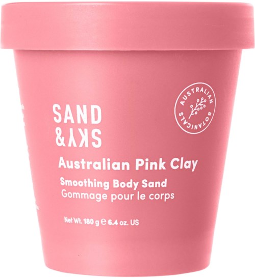 Sand & Sky Australian Pink Clay Smoothing Body Sand 180 g