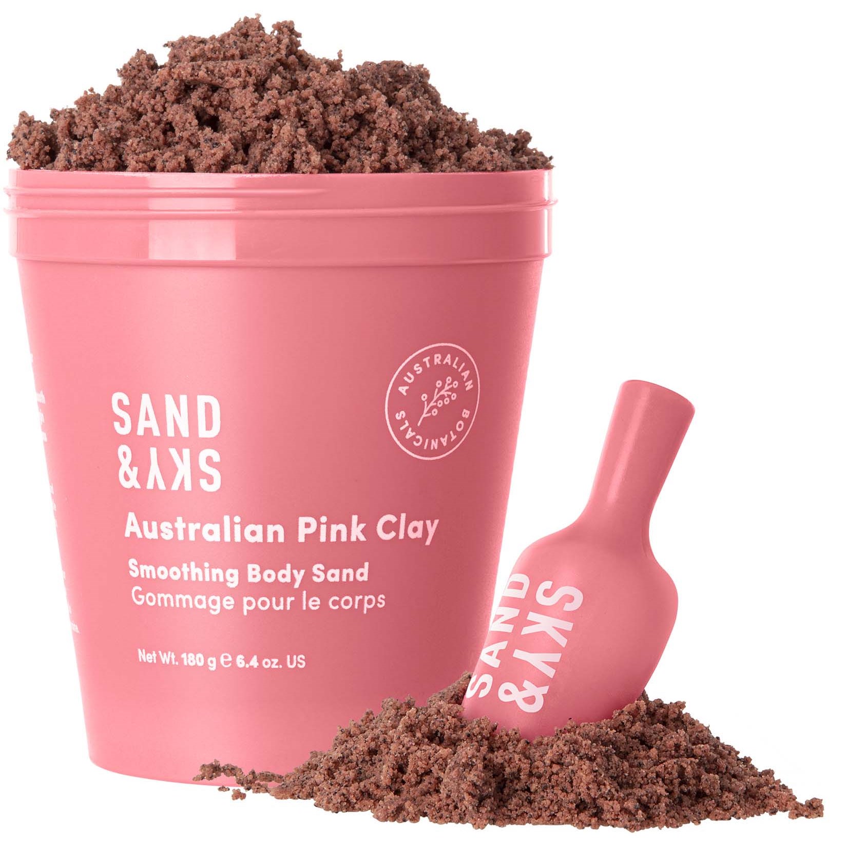 Sand & Sky Australian Pink Clay Smoothing Body Sand 180 g (obrázok 8)