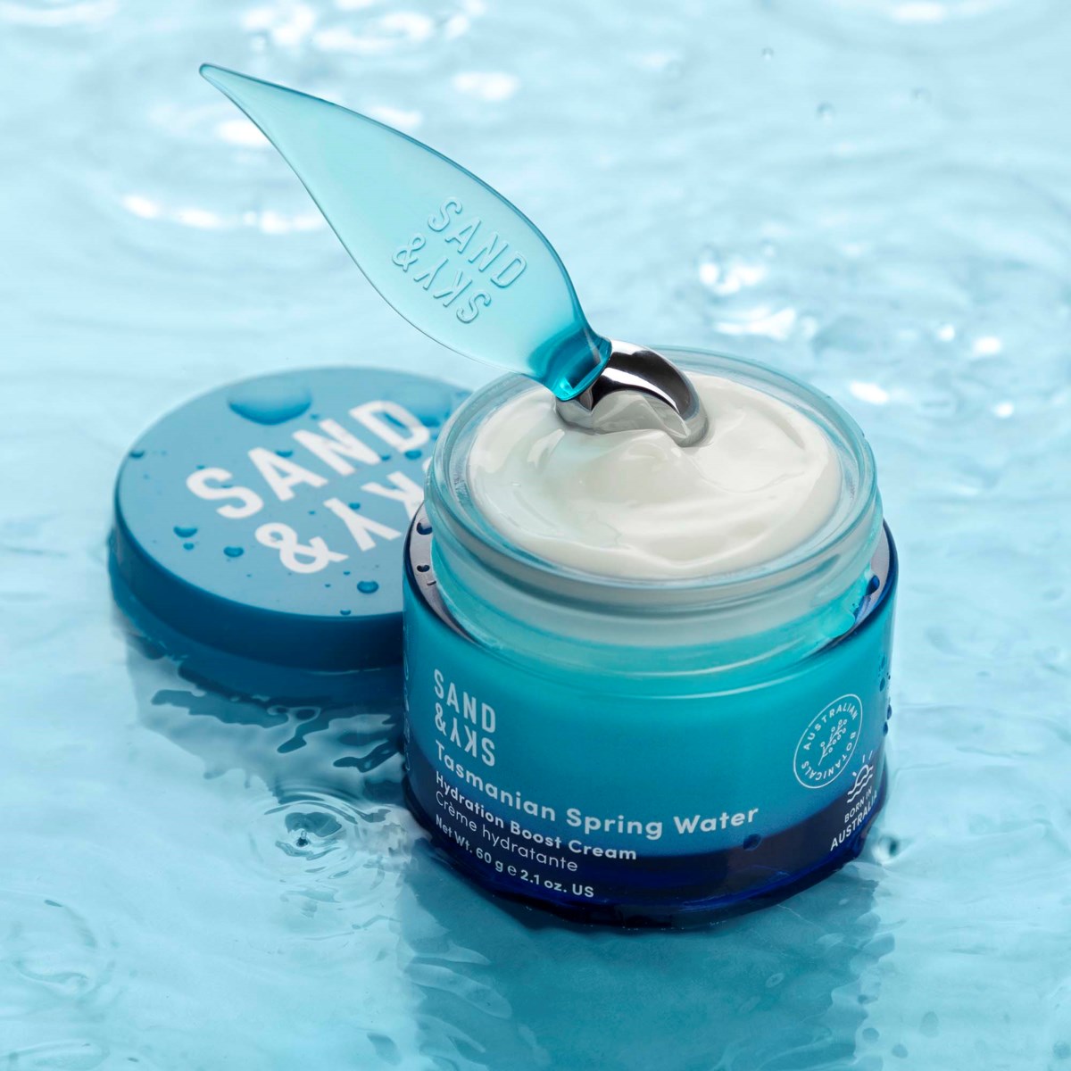Крем для лица Sand & Sky Tasmanian Spring Water Hydration Boost увлажняющий, укрепляющий, 60 г — фото 6