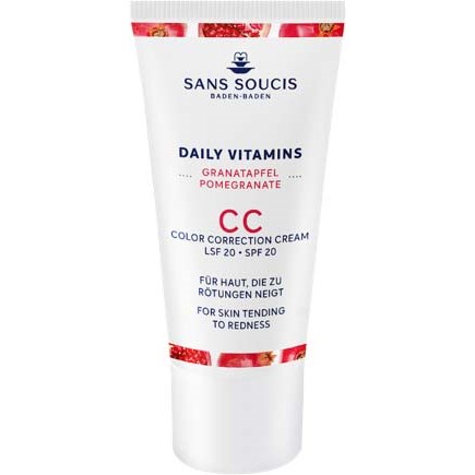 Läs mer om Sans Soucis Daily Vitamins CC Color Correction Cream SPF20 For Skin Te
