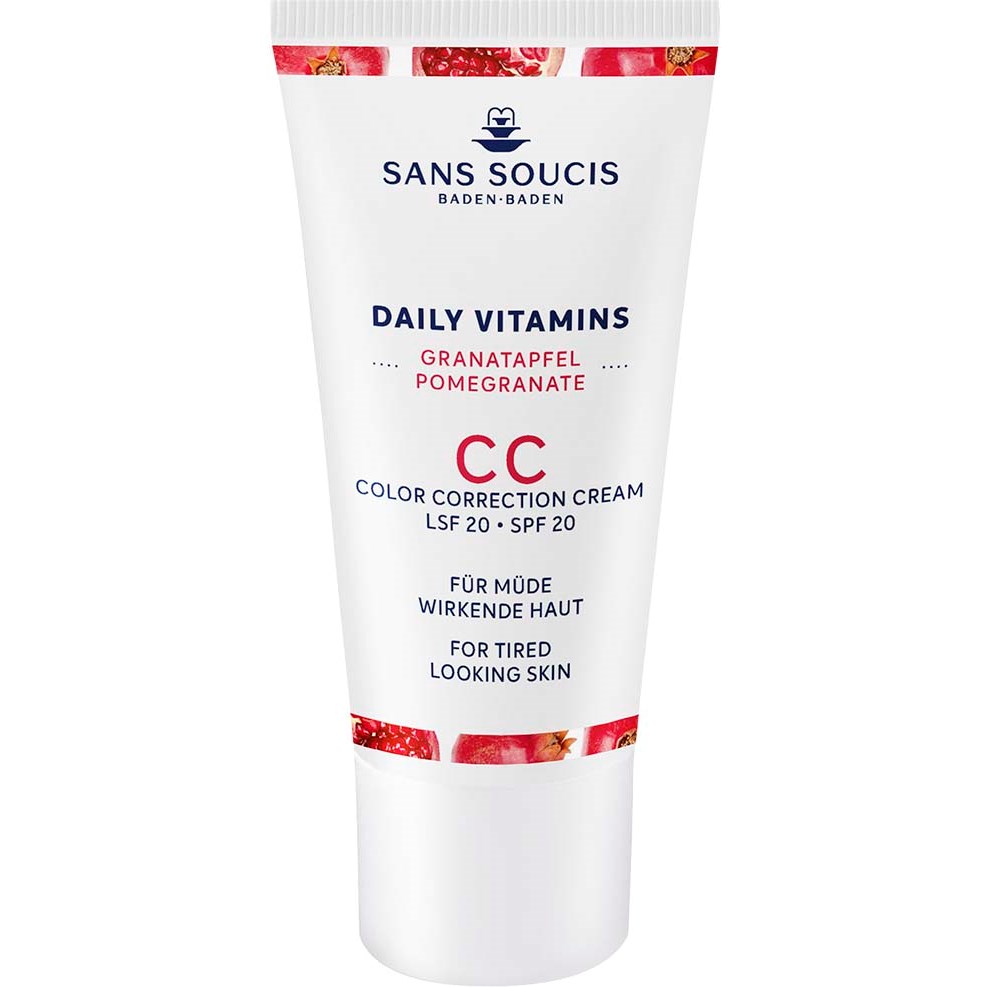 Läs mer om Sans Soucis Daily Vitamins CC Color Correction Cream SPF 20 For Tired
