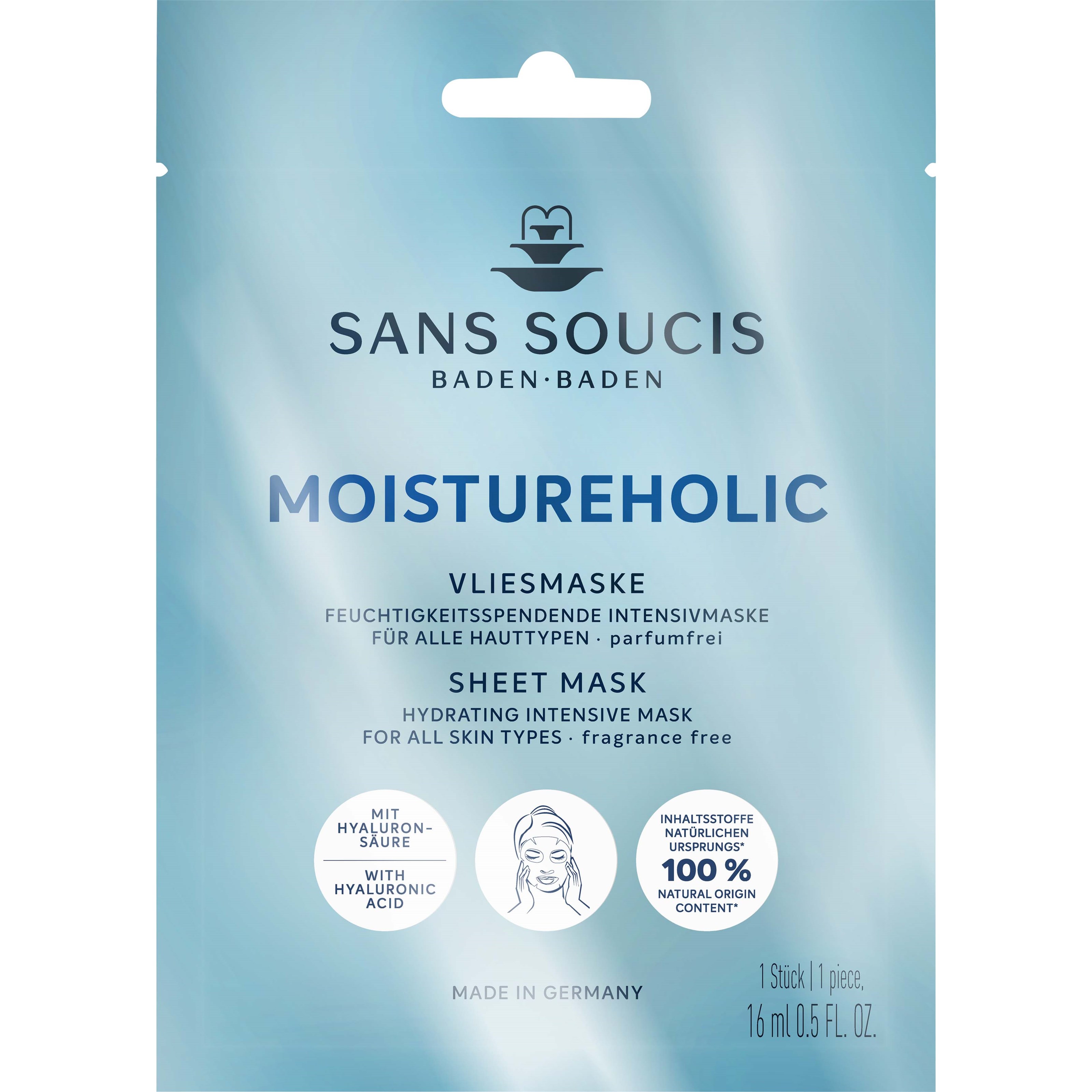 Läs mer om Sans Soucis Moistureholic Sheet Mask 16 ml