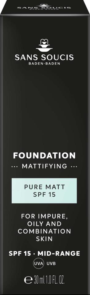 Sans Soucis Pure Matt Foundation 10 Light Beige 30 ml