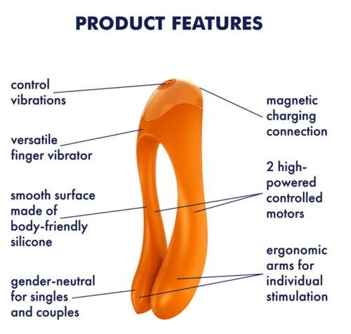 Satisfyer Candy Cane Orange