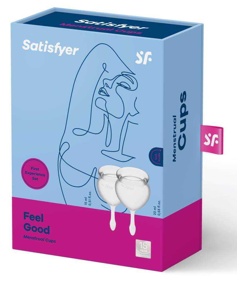Satisfyer Feel Good Menstrual Cup Transparent 