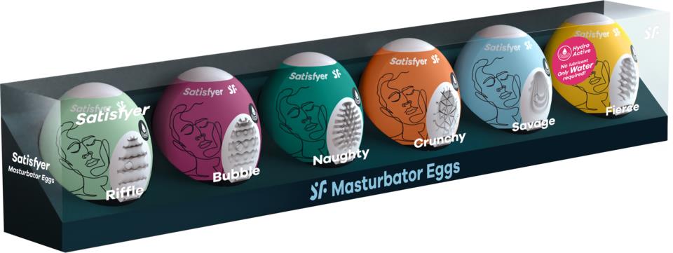 Satisfyer Masturbator Egg Set Assorted