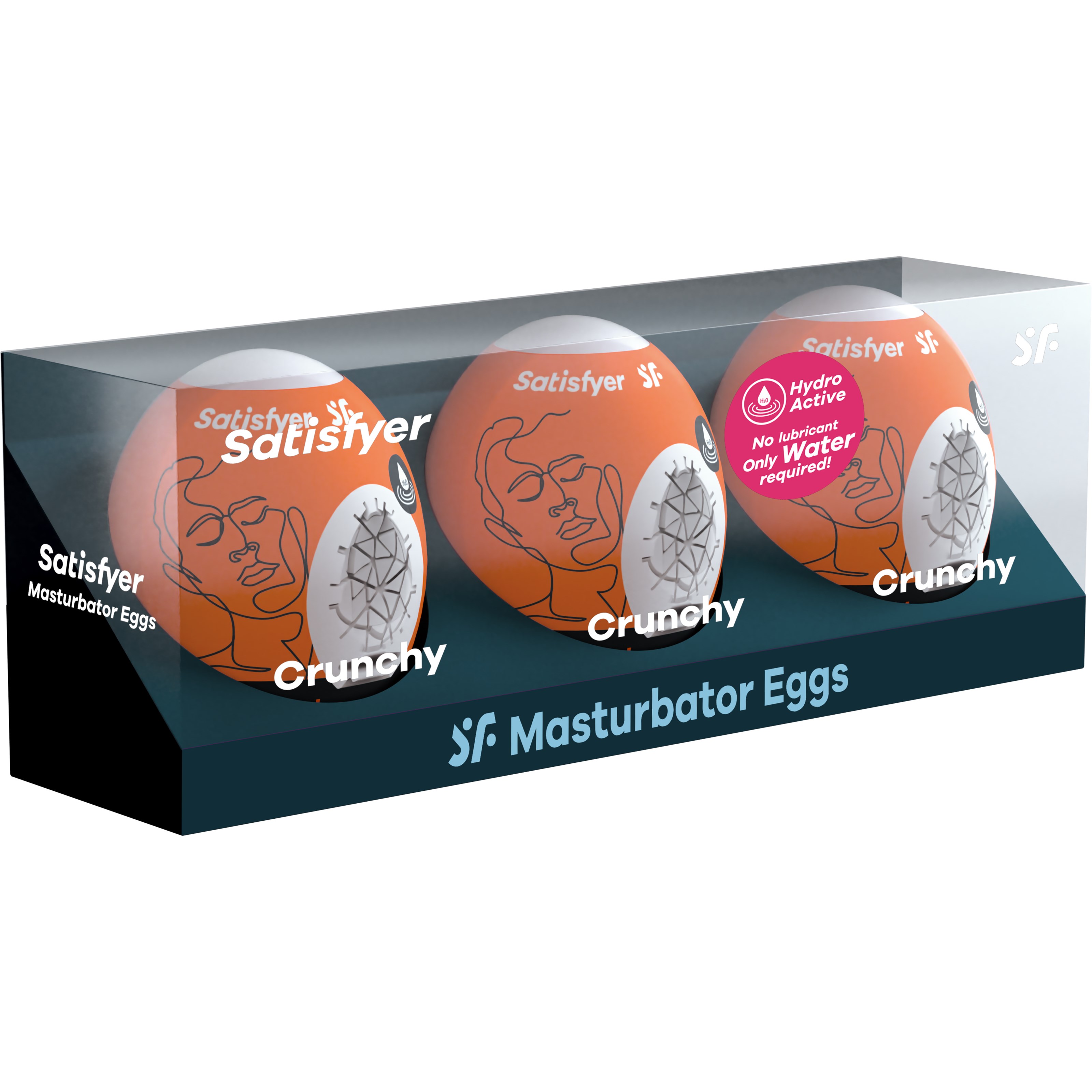 Satisfyer Masturbator Egg Set Crunchy 3 st