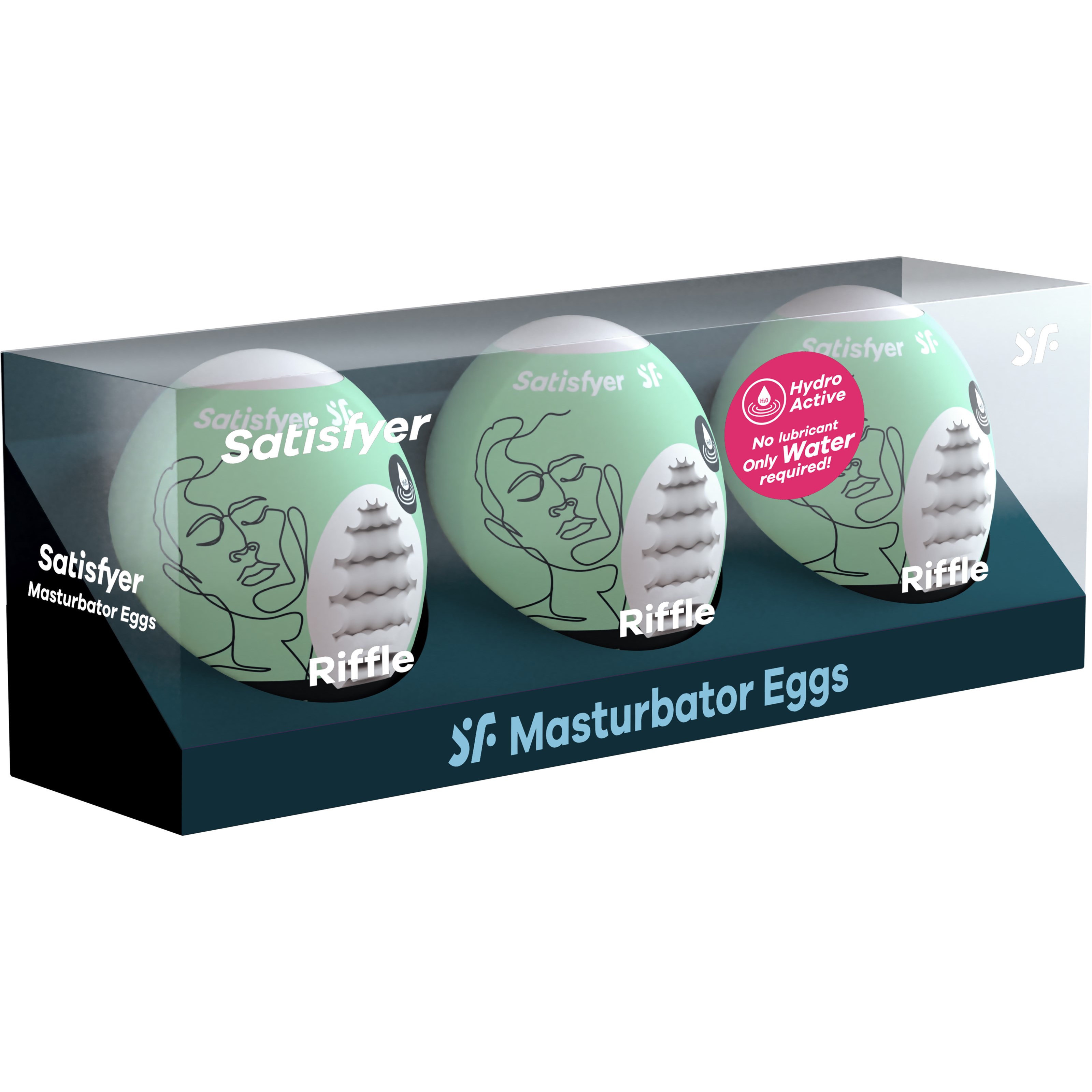 Satisfyer Masturbator Egg Set Riffle 3 st