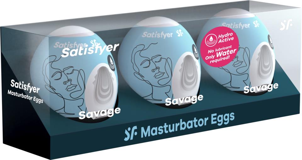 Satisfyer Masturbator Egg Set Savage