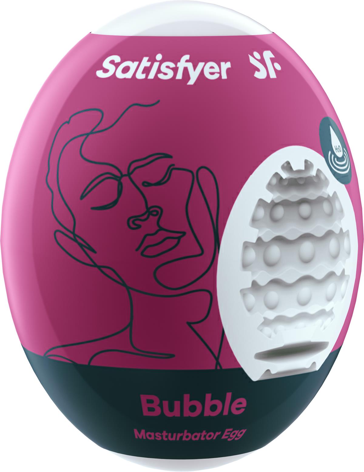Satisfyer Masturbator Egg Single Bubble 1 st